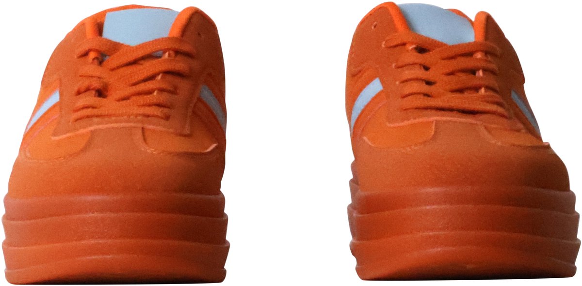 Lage sneakers met veters