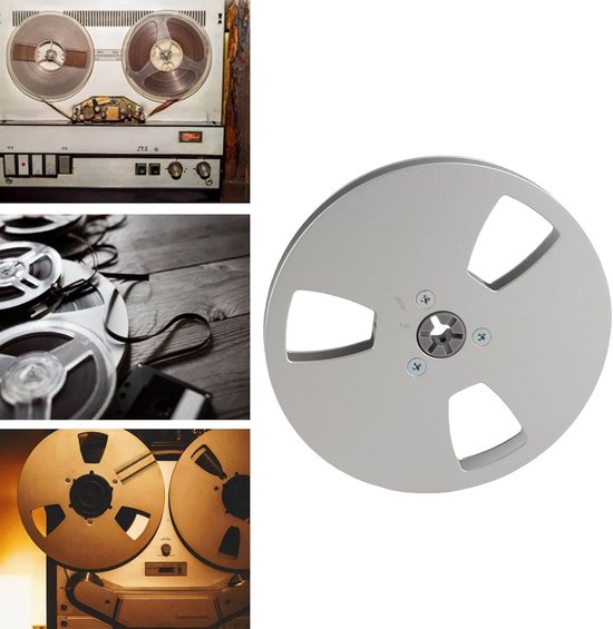 SnelShoppen - 5 Inch Lege Band Reel, Universele Open Reel Geluidsband, Aluminium Legering, 3 Gaten, Voor Bandrecorder Reparatie van Snelshoppen — afbeelding 2