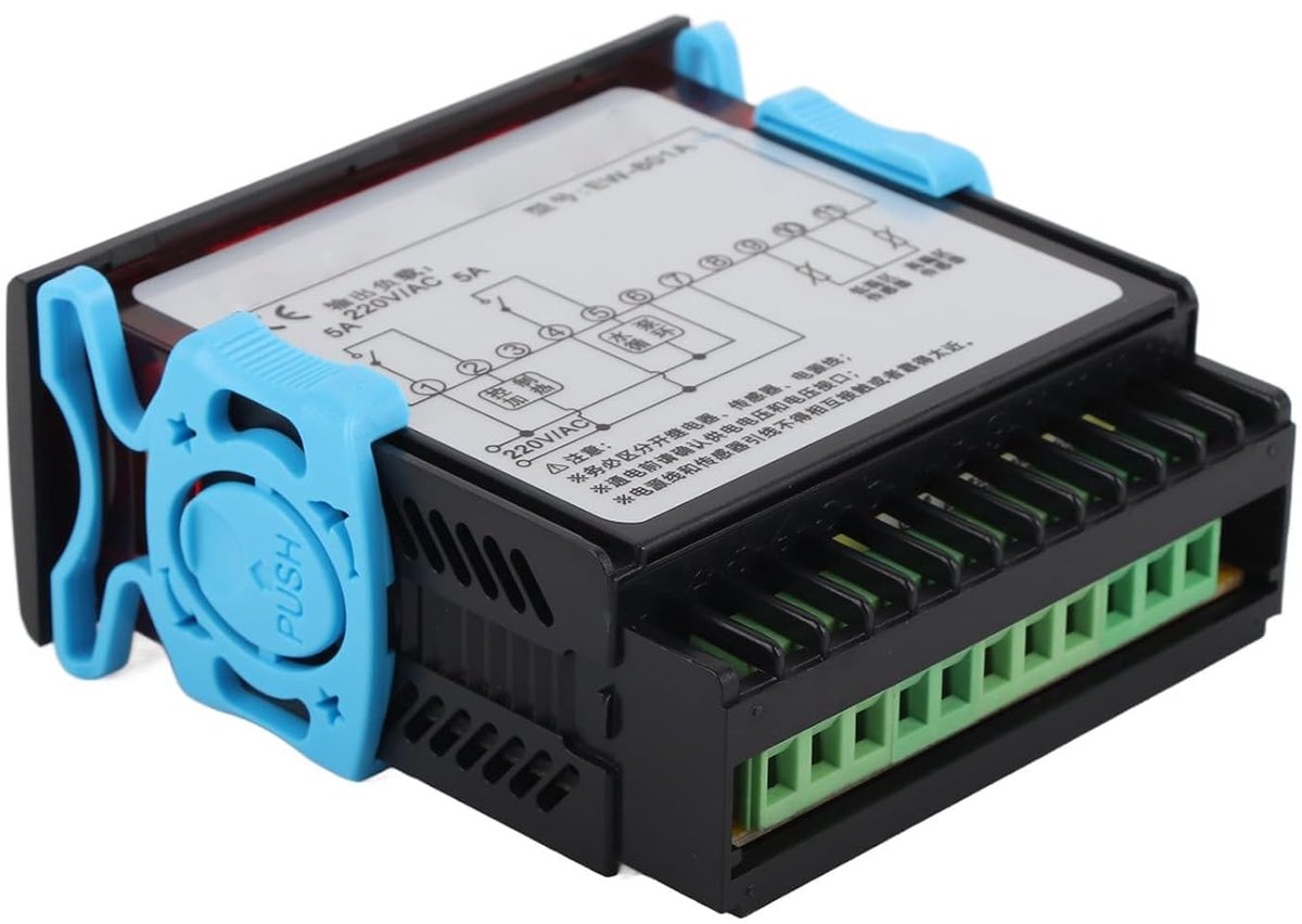 SnelShoppen - Digitale Thermostaat voor Het Regelen van Differentiële Temperatuur voor Zonneboilers met Sensor Display - Efficiënte Temperatuurregelin