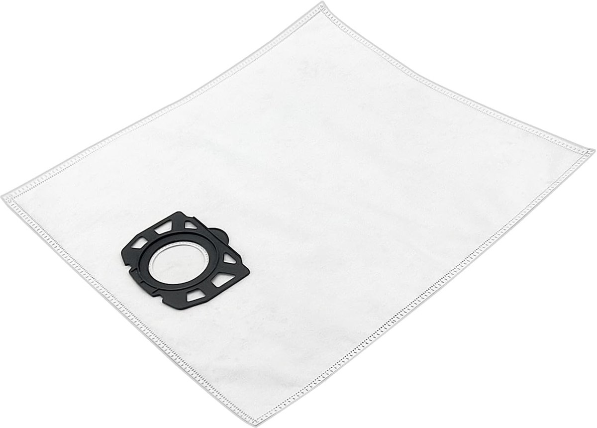 SnelShoppen - Fleece Filter Stofzuigerzakken Geschikt voor Karcher WD4 WD5 WD6 MV4 MV5 MV6 KWD 1 KWD2 Stofzuigerzakken voor Nat en Droog Gebruik 10 St