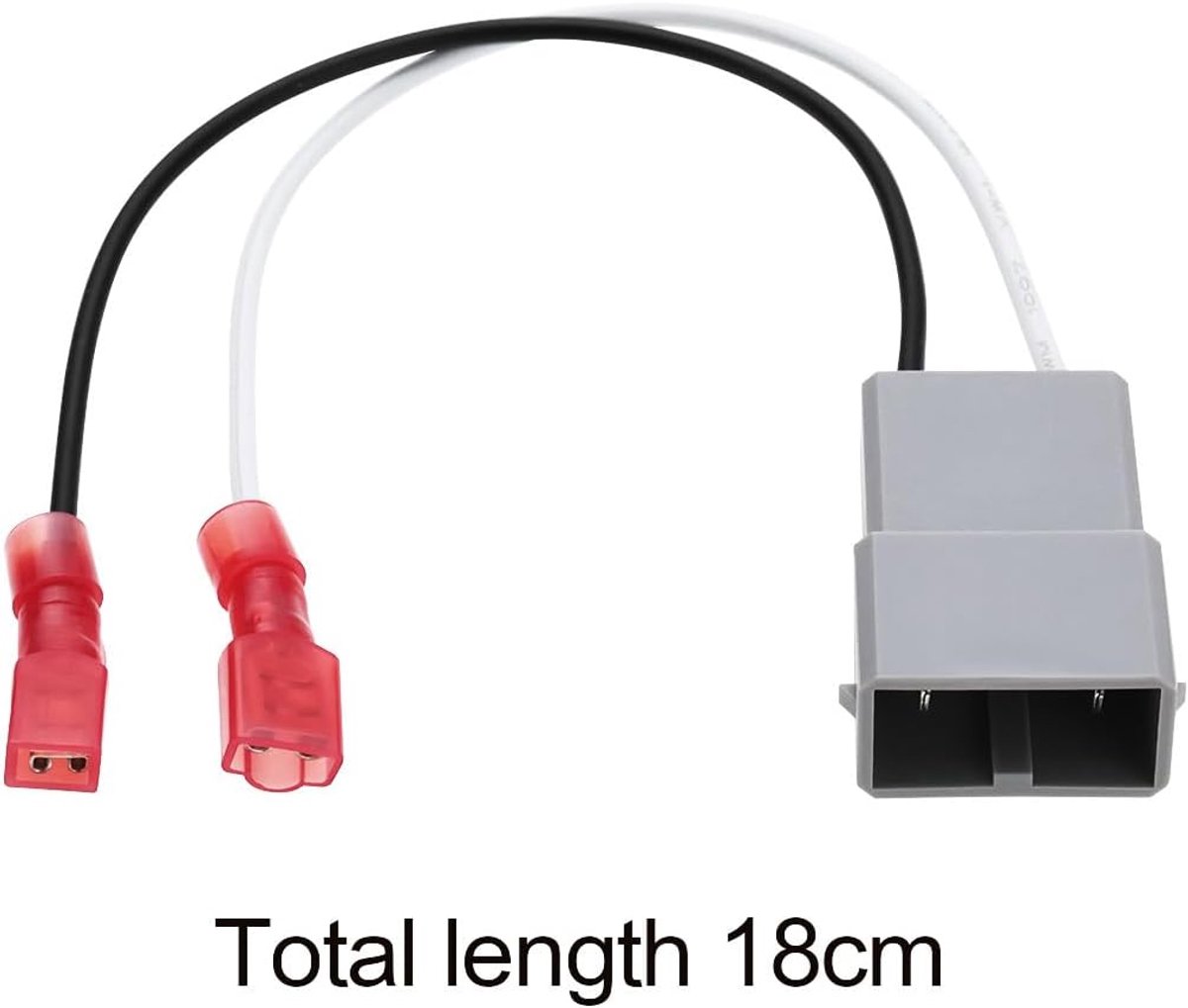 The Lord of the Tools 4Pcs 12V Speaker Adapter Plug 2 Pin Cable Loom Compatible with Honda Compatible with Accord Compatible with Civic CR-V CR-X CR-Z — cadeau in Cadeau-ideeën - foto 3