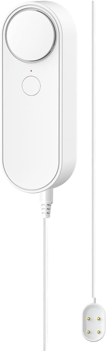 SnelShoppen - WiFi Waterlekkage Detector Draadloos Keuken Badkamer Lekdetectie Geluidssensor 90 dB Batterijgevoed Verbindingswaarschuwing Afstandsbedi