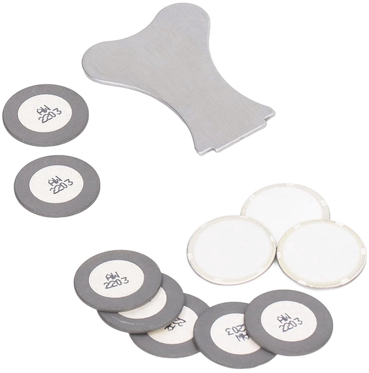 SnelShoppen - Ultrasonische Mist Maker Keramische Schijf 1.7MHz Disc Kit - 10 Stuks - Eenvoudig te Installeren - Voor Luchtbevochtiger - Geschikt voor