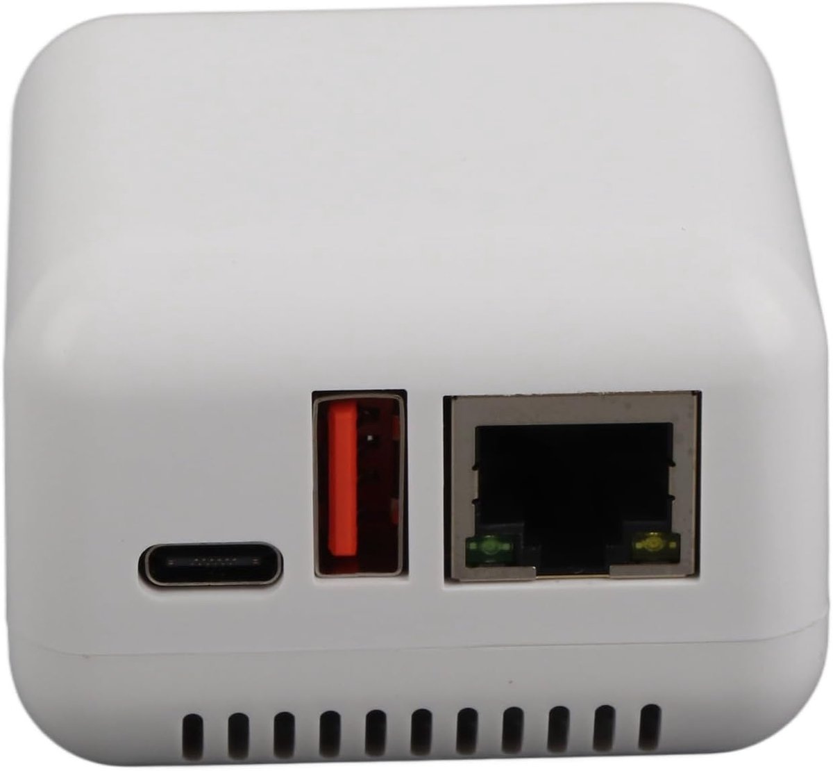 SnelShoppen - Draadloze Printserver, LAN USB 2.0 Printer Server Adapter, 1 Poort Draadloos N USB 2.0 Netwerk Printserver met Type C en USB Poort voor
