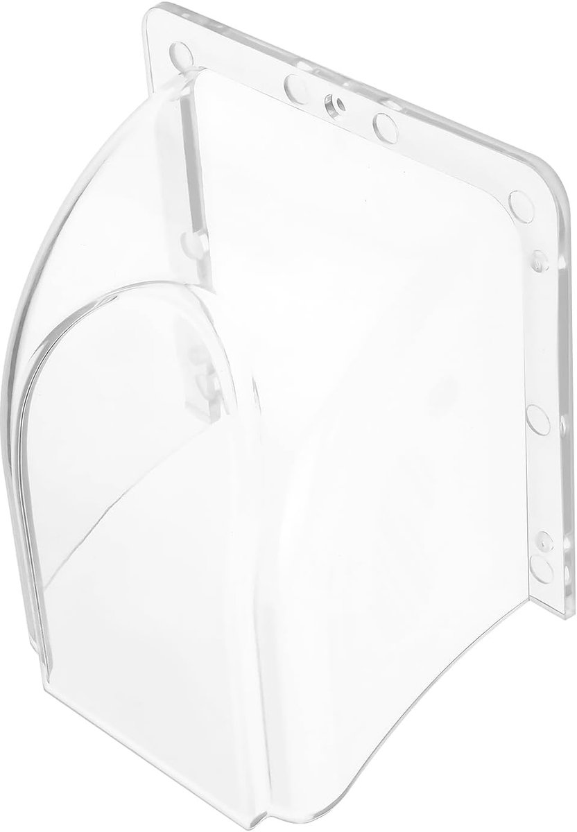 SnelShoppen - Waterdichte Deurbel Bescherming - Transparante Regenbescherming voor Deurbellen en Walkie Talkies - Duurzaam Plastic, UV-bestendig, Gesc