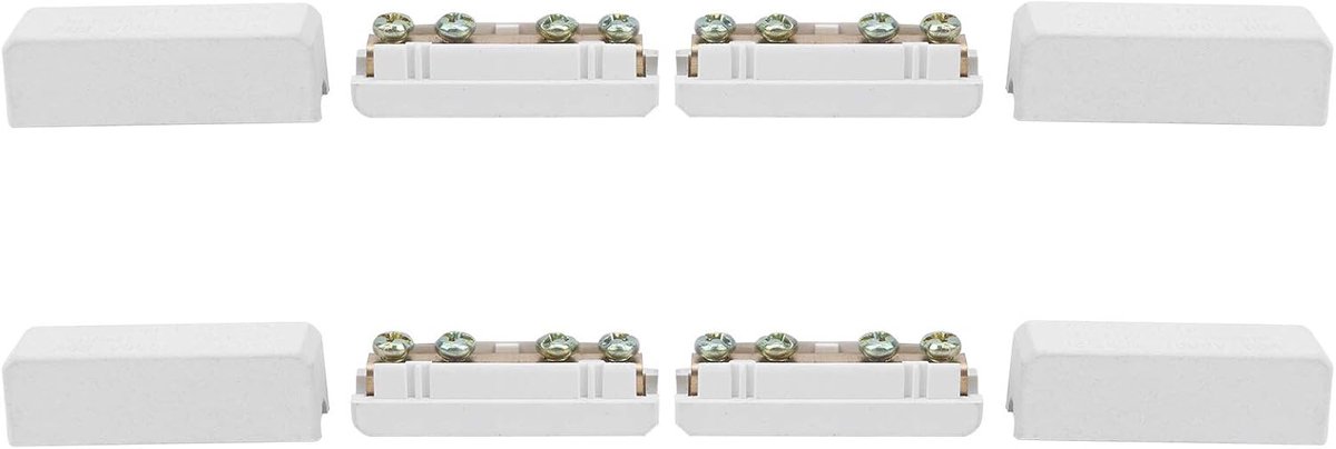 SnelShoppen - 16 Stuks Schroef Terminals, Aansluitkabel 16 Mm2, Geïsoleerde Schroefklem Blokken, Elektrische Kabelverbinding voor 2.5 Mm2-16 Mm2 Draad