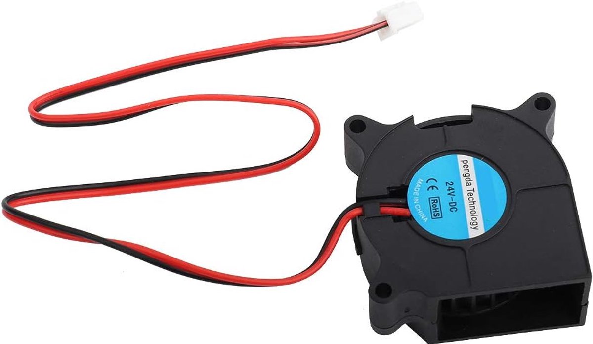 SnelShoppen - 4020 Ventilator 24V 36 Printer Ventilator ABS Zwart 4020 DC 40 * 40 * 20mm Turbo Ventilator Blazer Koeling Voor 3D Printer Accessoires (