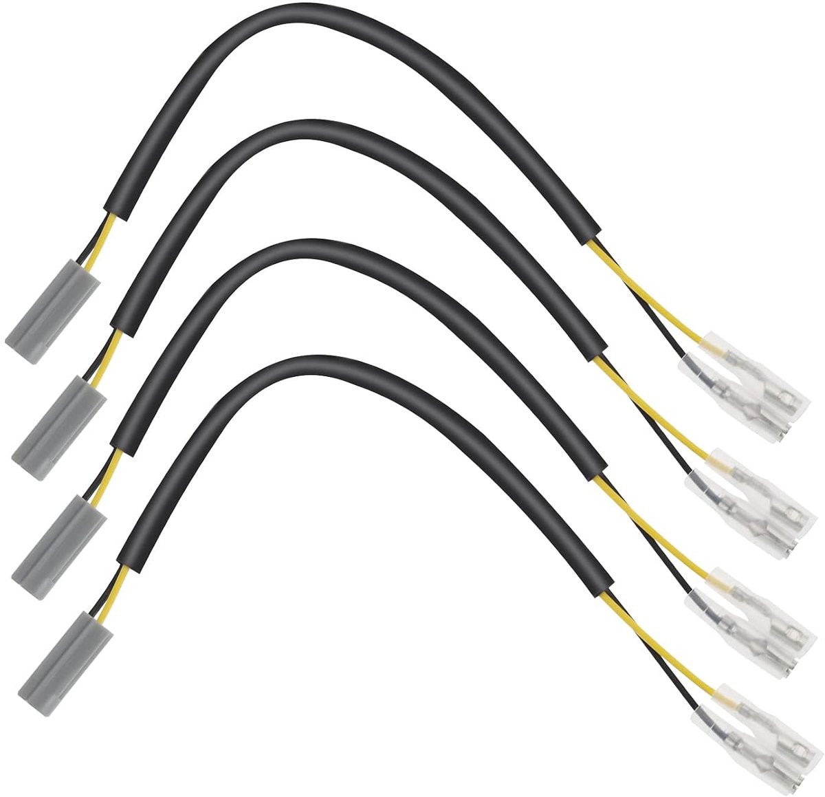 SnelShoppen - 4x Turn Signal Bedrading Adapter voor Yamaha Motorfiets - Plug Adapter voor Richtingaanwijzers - 22.5cm/8.86inch - Eenvoudig LED Aanslui