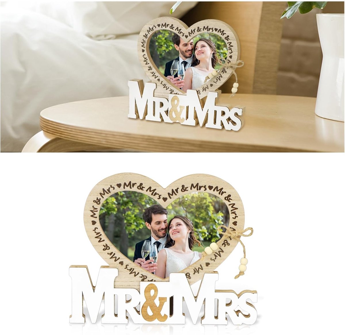 Wooden Wedding Gifts, Personalized Photo Frames for Bride, Groom and Parties - ShopVlot