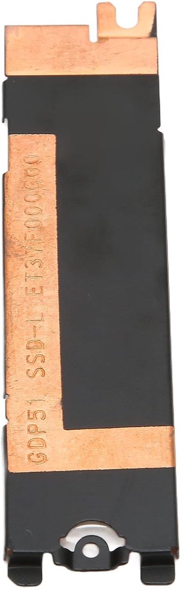 SnelShoppen - XPS 15 9510 SSD Koellichaam Links Aluminium Legering - Duurzaam, Veilig en Effectieve Warmteafvoer voor NVMe M.2 SSD's