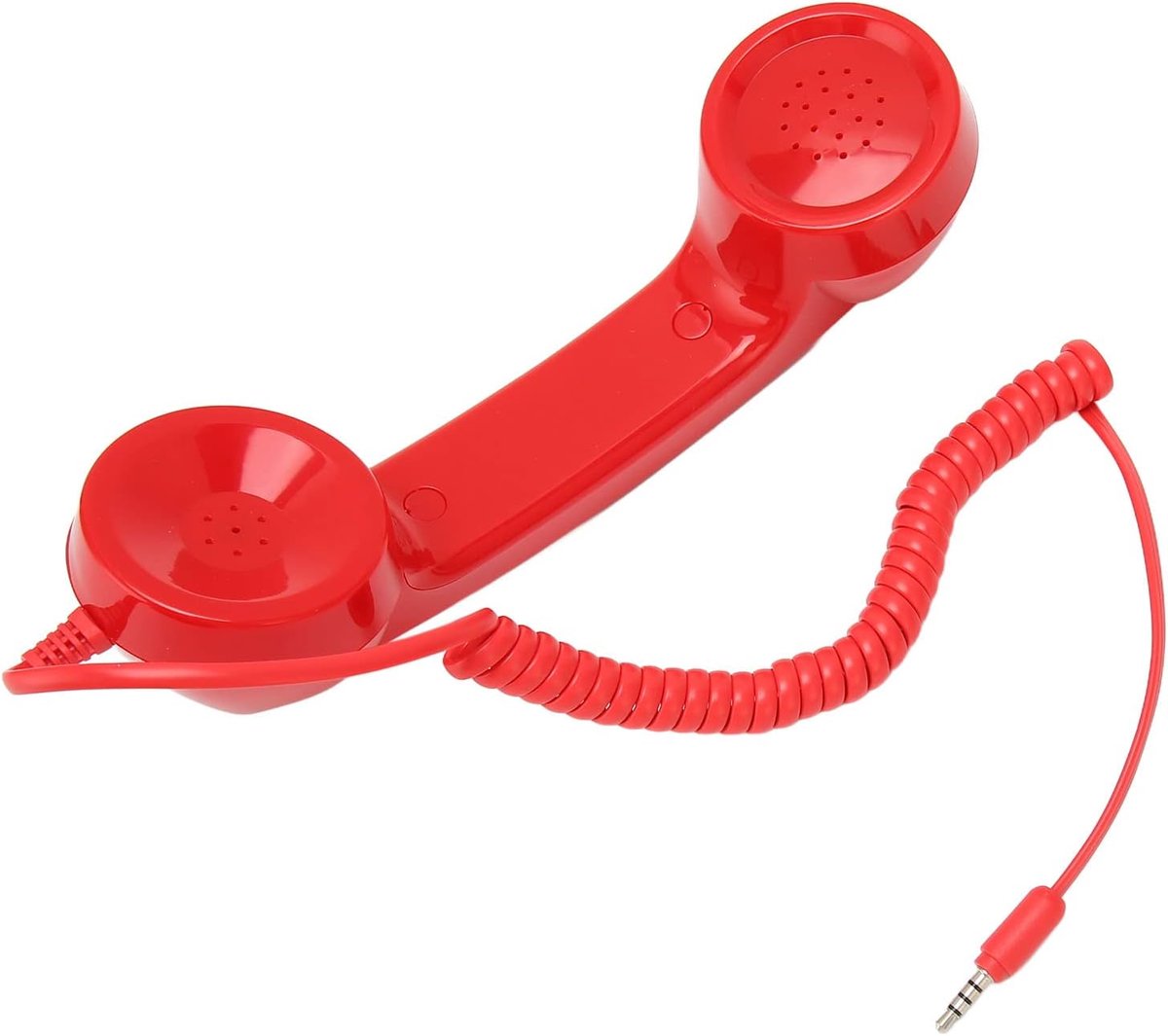 SnelShoppen - Retro Telefoon Hoorn, Multifunctionele Bedrade Ontvanger met Helder Geluid, Stralingsvrij, Draagbare Mobiele Telefoon Ontvanger voor Com
