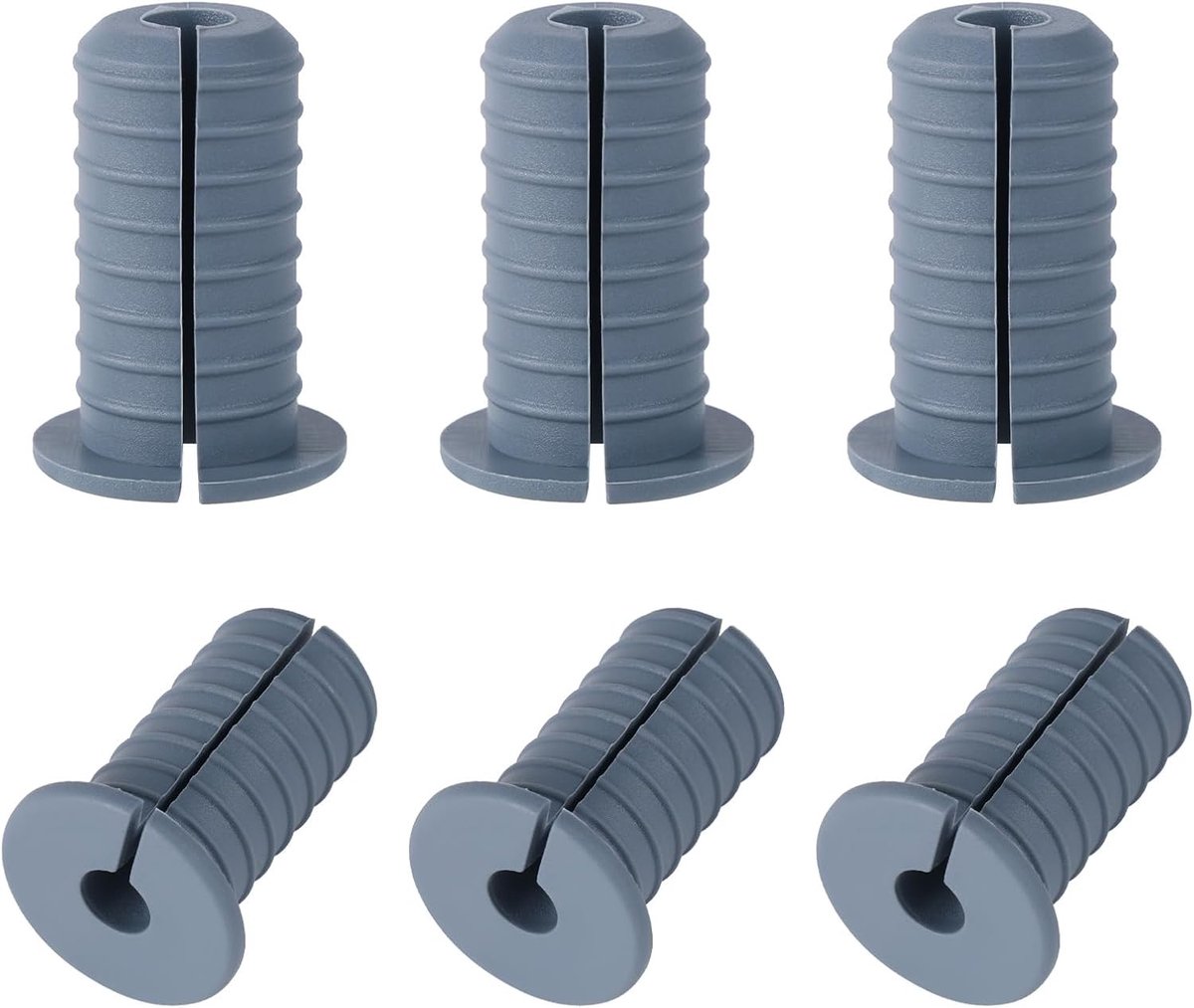 SnelShoppen - 6 Stuks 19mm Kabeldoorvoeren voor Starlink, Split Wand Grommet Bushings, Waterdichte Kabelbescherming, Niet-slip Kabelgeleider Kit voor