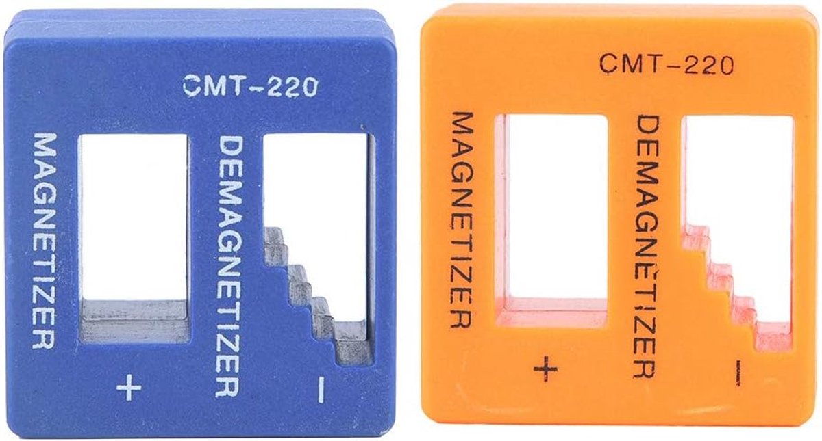 SnelShoppen - 2-in-1 Schroevedraaier Magnetiseren en Demagnetiseren Hulpmiddel, Compact Magnetisch Gereedschap, Handige Magnetizer voor Schroevedraaie