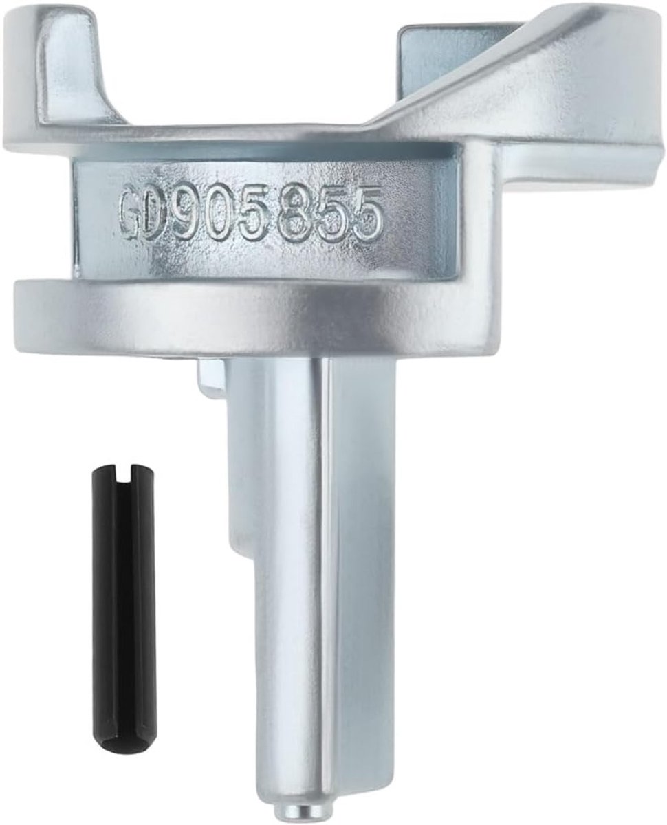 SnelShoppen - Auto-ontstekingsslot cilinderas 6N0905855F voor Seat Arosa en VW Lupo, 26x22 mm, metalen cilinderkop, 7 mm montage