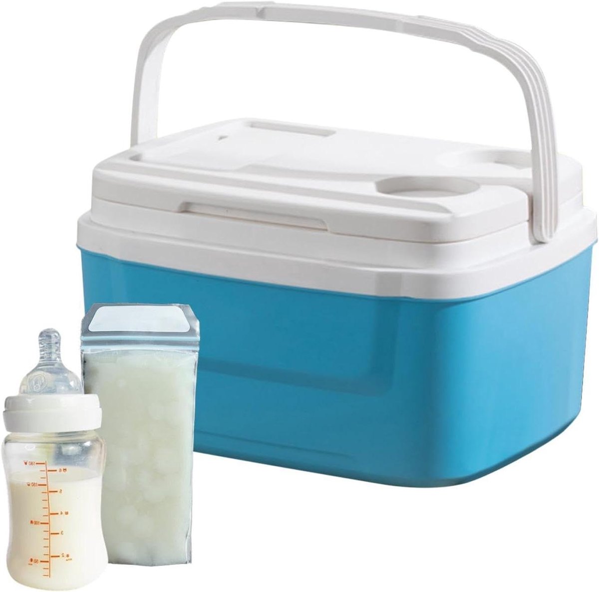 Isolatiebox Koelbox - Draagbare Koeler - Outdoor Activiteiten - Lekvrije Afdichting - 8 liter - Blauw