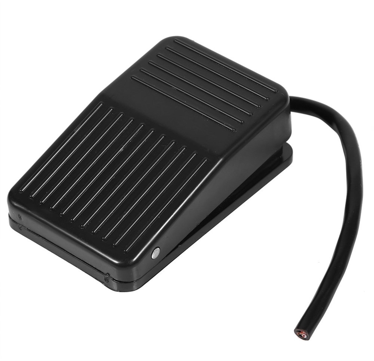 SnelShoppen - Fdit Voetregelaar Pedalen Schakelaar 220V 10A Elektrische Voedingsschakelaar met 10cm Snoer - Duurzaam Kunststof, On/Off Controle voor P