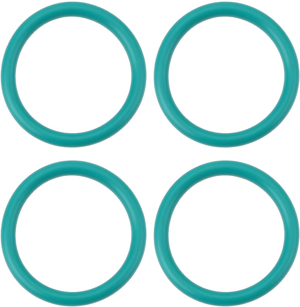 SnelShoppen - 4 Stuks O-ring Afdichting 28 x 3,55 mm Fluor Rubber Geschikt voor Hydraulische Systemen, Voorkomt Vloeistoflekken, Hoge Temperatuur, Bet
