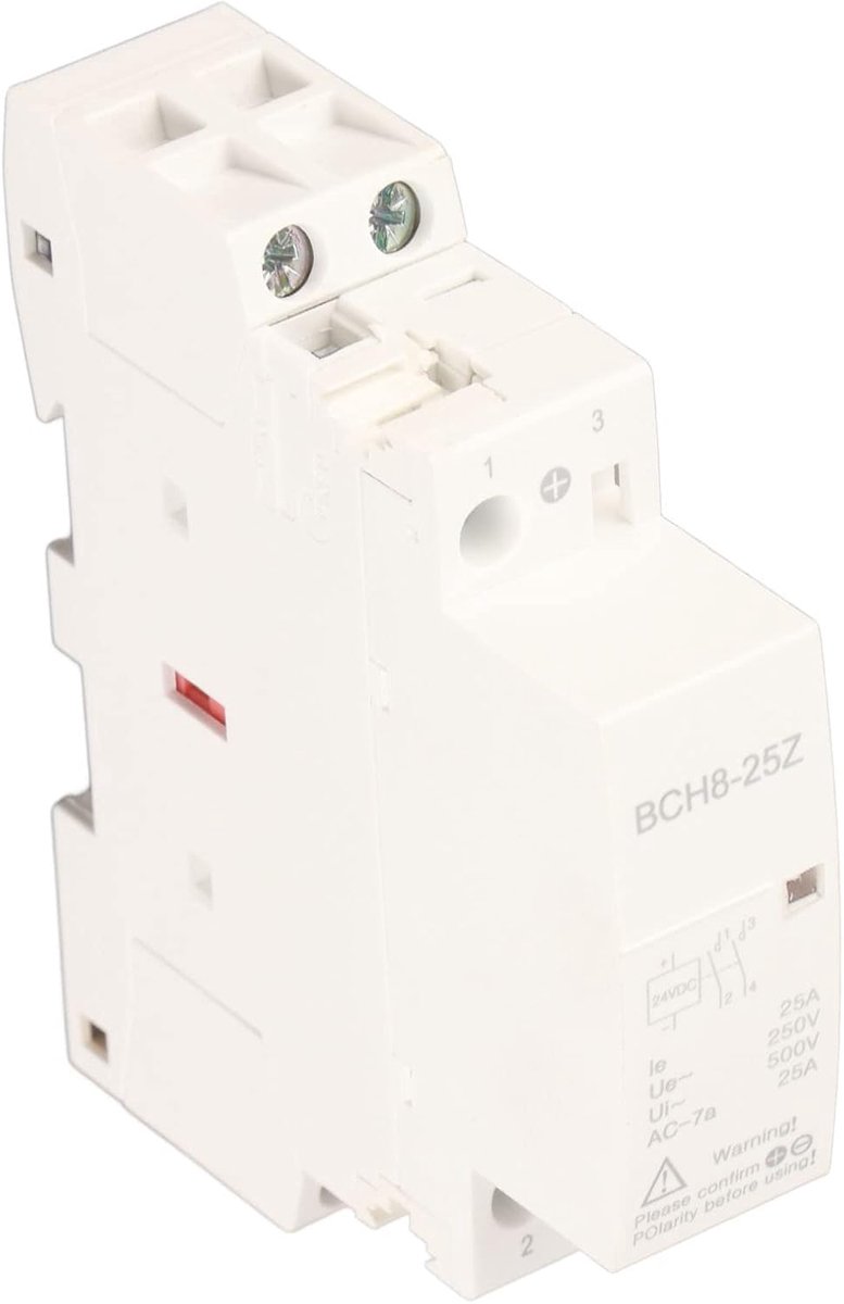 SnelShoppen - BCH8-25 2NO DC Schakelaar DC Modulaire Schakelaar voor Slimme Thuis Hotel Intelligente Bediening Systeem (DC 24V)