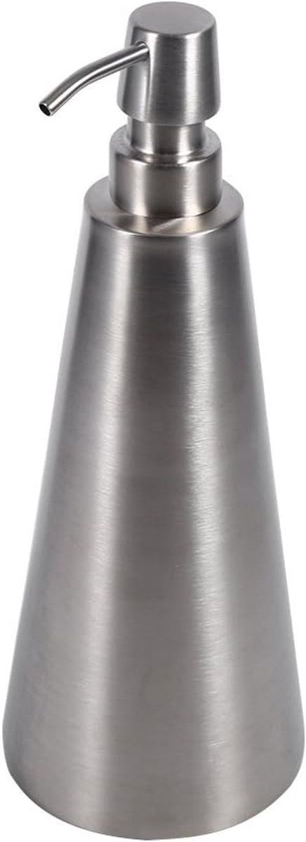 SnelShoppen - Zeepdispenser 800ml, RVS, roest- en corrosiebestendig, draagbaar, antislip, eenvoudig te vullen, ideaal voor keuken en badkamer