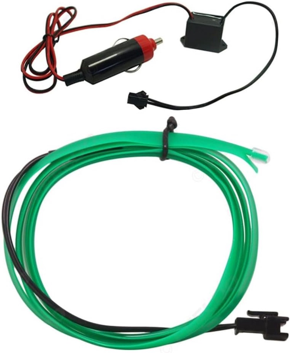 SnelShoppen - 5 m Waterproof EL Draad Neon Lichten voor Binnen en Buiten, Flexibele LED Verlichting voor Feest, Halloween, Auto Decoratie, Tuin, Campi