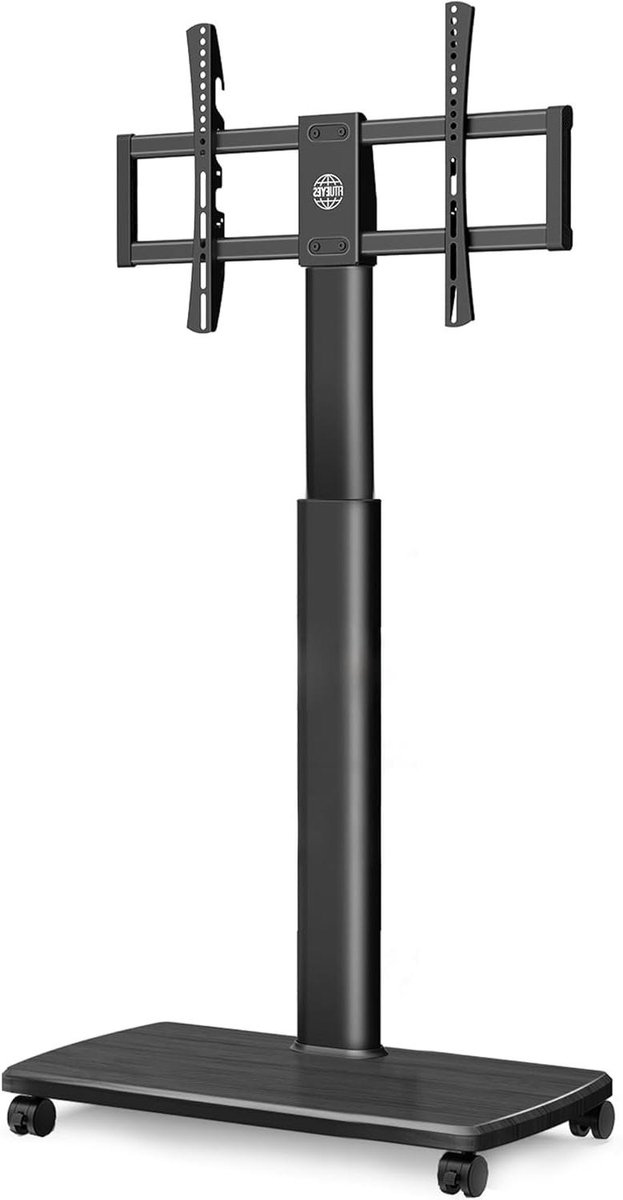 Verrijdbare TV Standaard - TV Trolley - Ruimte Besparen - Draaibaar en Verstelbaar - 32-70 Inch - Houtkleurig