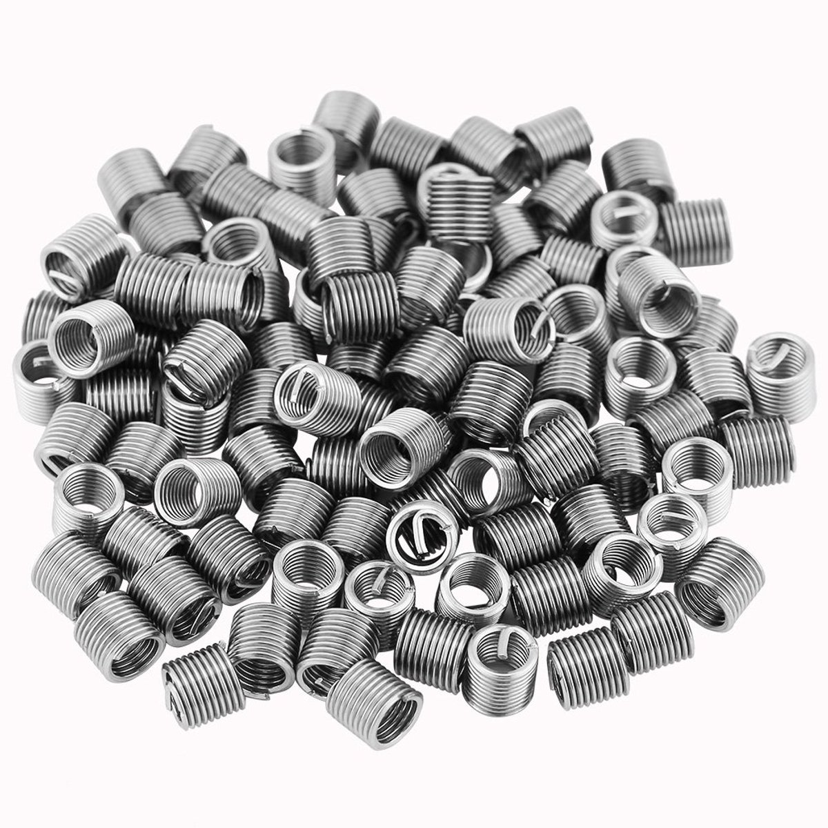 SnelShoppen - 100 stuks M5x0.8x2D RVS Draad Invoegring Sealing Lock Ring - Duurzaam en Herbruikbaar voor Sterke Verbindingen