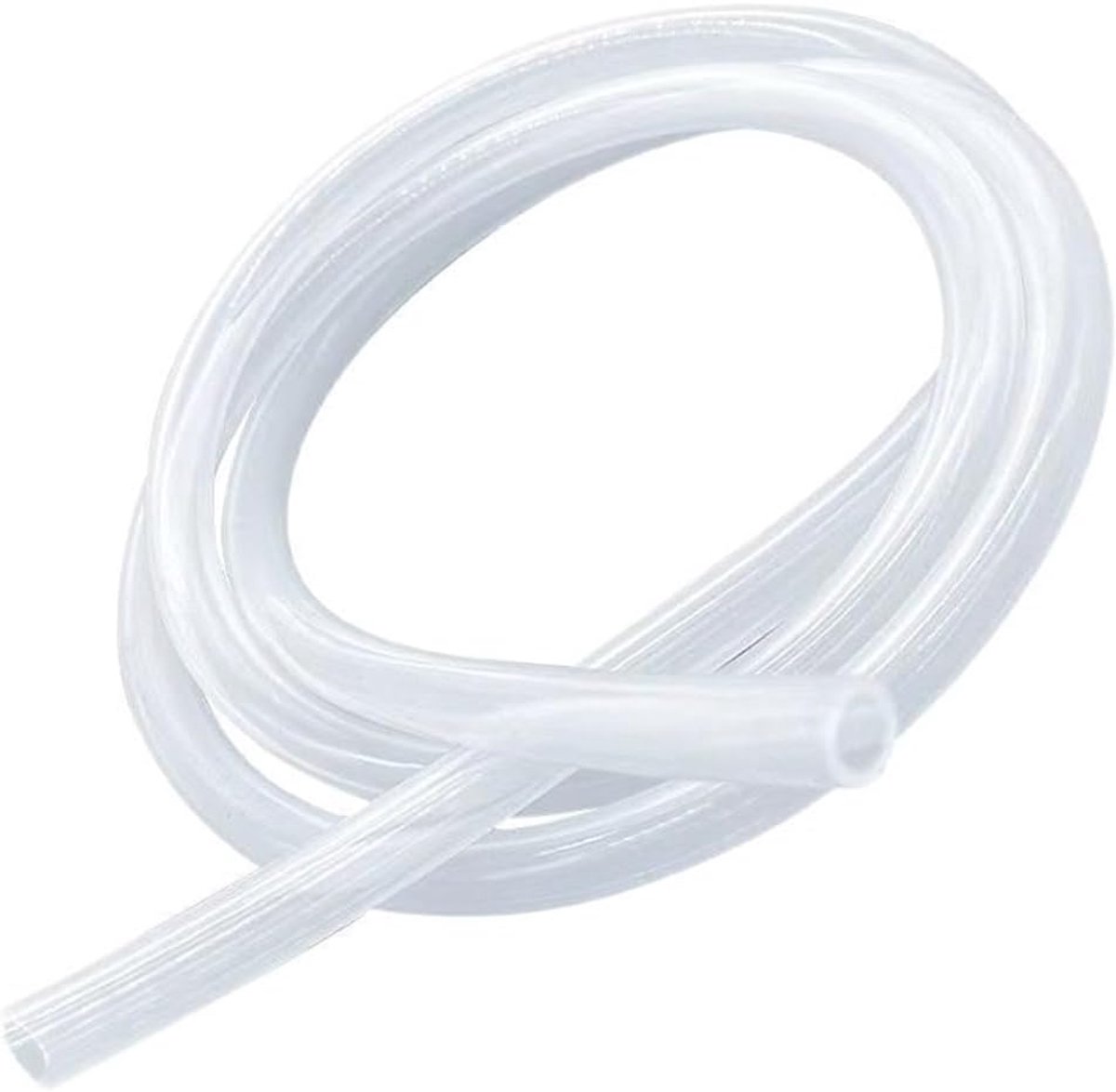 SnelShoppen - 2 m Flexibele Silicone Slang, Brandstofslang, Transparante Water Slang voor Vervoer van Vloeistoffen en Gassen, 20 mm x 25 mm, Geschikt