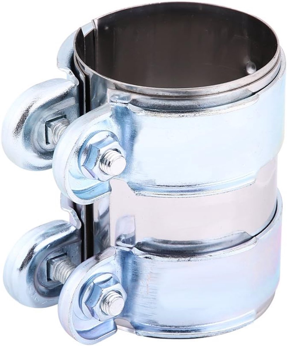 SnelShoppen - Uitlaatklem 63mm voor Uitlaatpijp Verbinding 2.5 Inch Aluminium Turbo Uitlaatband Slangklem, Catback Slangkoppeling