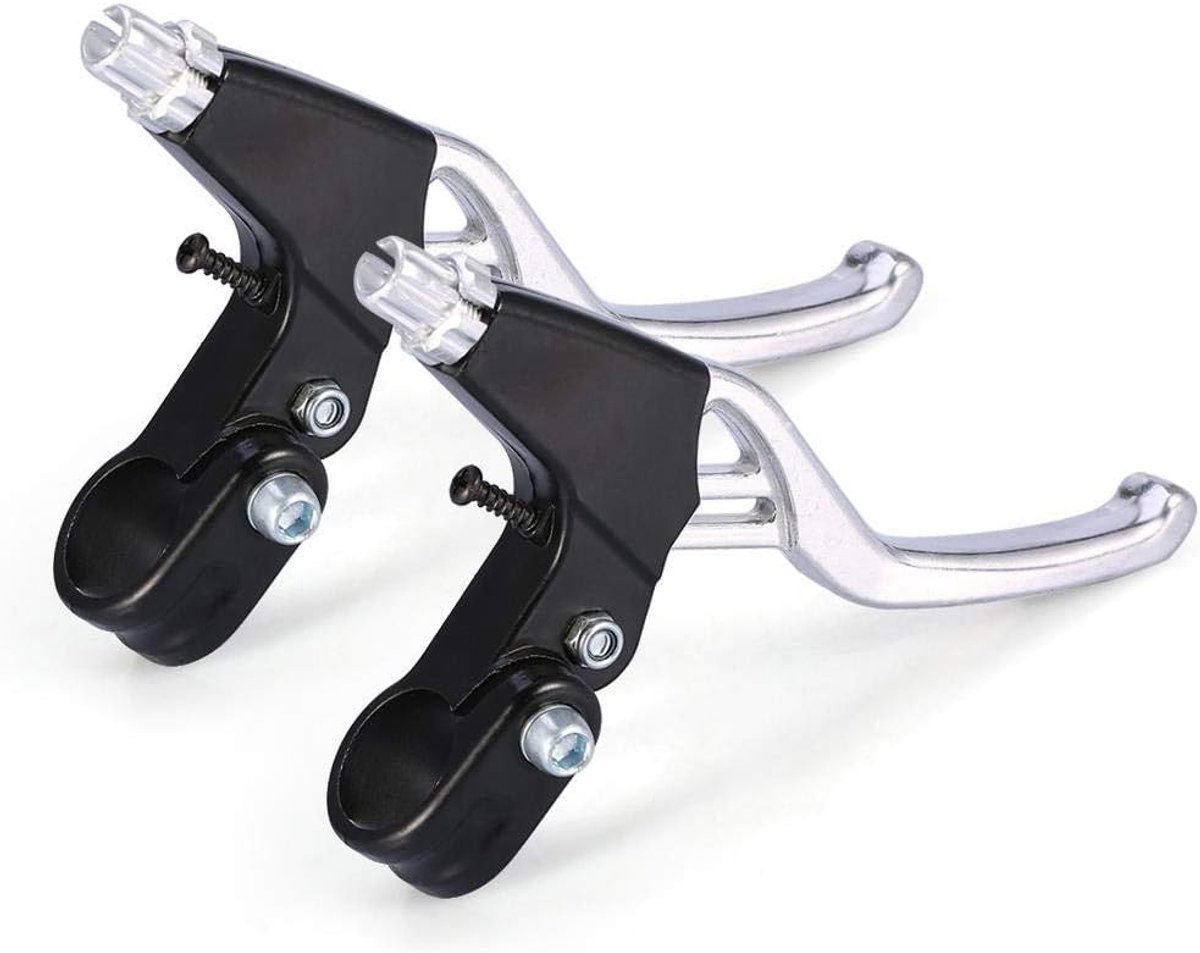 SnelShoppen - Aluminium legering bromshandtag, 1 paar mountainbike remhendels, lichtgewicht en ergonomisch, geschikt voor mountainbikes, racefietsen e