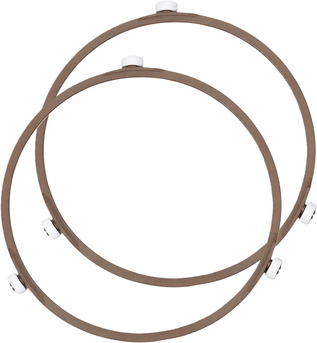 SnelShoppen - 2 Draairingen voor Magnetron, Vervangende Roterende Mechanisme voor 7 Inch Magnetron met Rol van 14 mm, Geschikt voor 9.7-10.6 Inch Magn