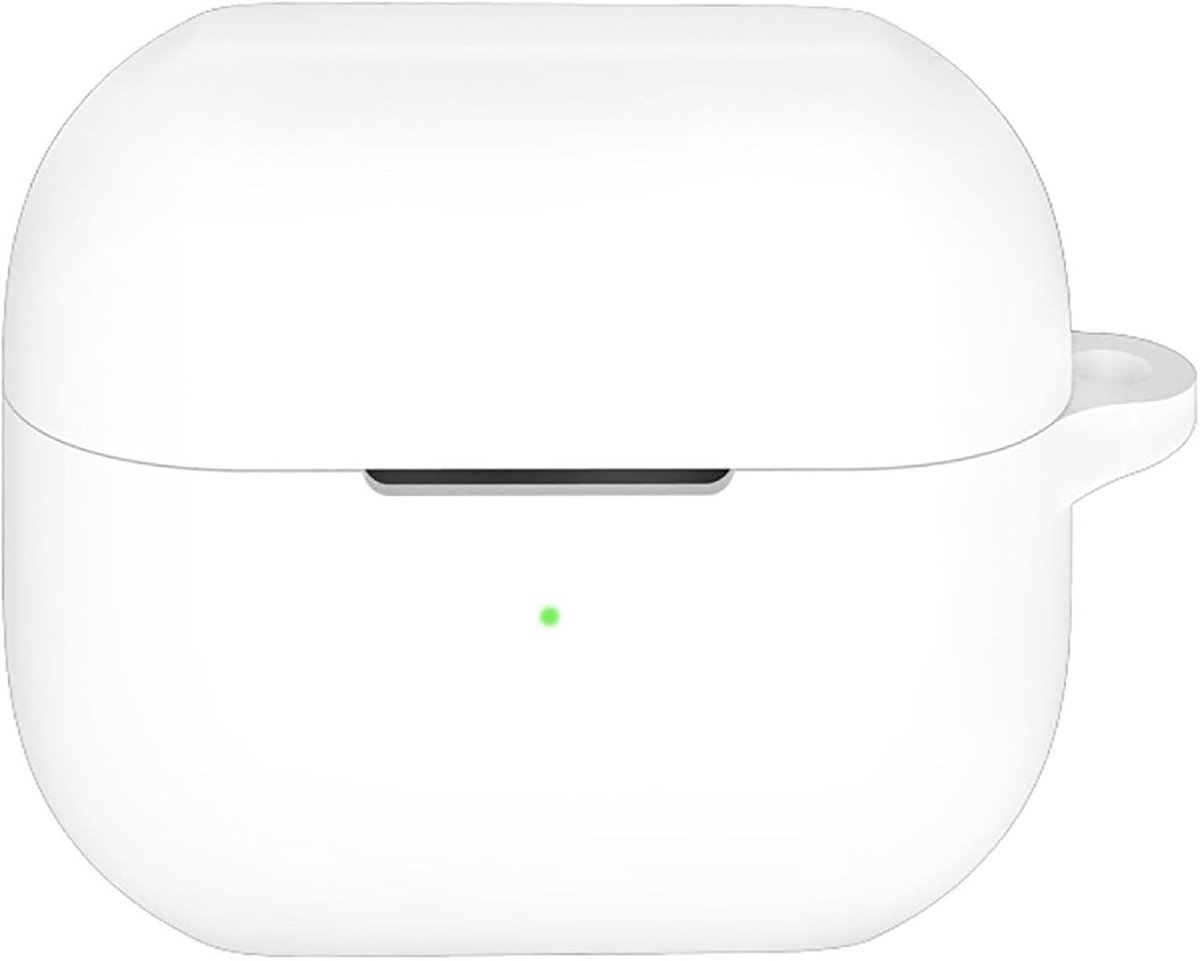SnelShoppen - Beschermcase voor Samsung Galaxy Buds 3 - Ultra Dun Shockproof en Krbestendig - Wit Siliconen Materiaal - Perfect voor Dagelijks Gebruik