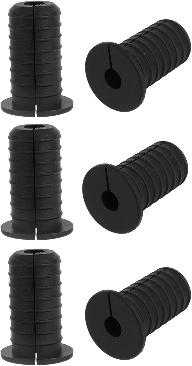 SnelShoppen - 6x 19mm Kabeldoorvoeren voor Starlink, Siliconen Wanddoorvoeren Antislip Kabelgrommet voor Ethernet/TV Kabels Waterdichte Kabelbeschermi