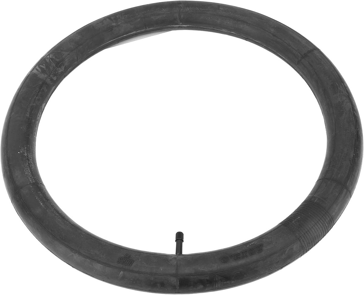 SnelShoppen - 20x3.0 Fiets Binnenband, Rubber Banden Binnenbanden voor Snowmobiles en ATV's, Betrouwbare Luchtdichte Sealing, Schokabsorberend, Zwart