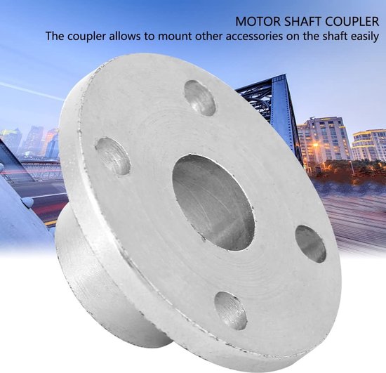 Rigid Clutch Motor Shaft Connector - 2 Stuks Flens M4 met 10mm Binnen- en 16mm Buitendiameter voor Motor en Lager Fitting — afbeelding 3