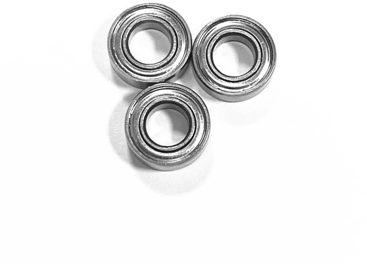 SnelShoppen - Set van 10 Rollerlagers, Lange Platenlagers, Hoge Snelheid, Gesealde Lagertjes voor Skates, Skateboards en Scooters (8mm x 14mm x 4mm)
