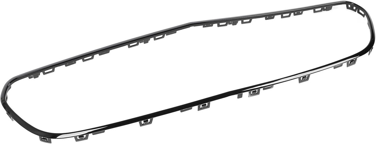 SnelShoppen - Front Bumper Grille Bezel 2138850200 Vervanging voor E-Klasse W213 C238 AMG Line Pre-Facelift 2017-2020 (ZWART) - Eenvoudige Installatie