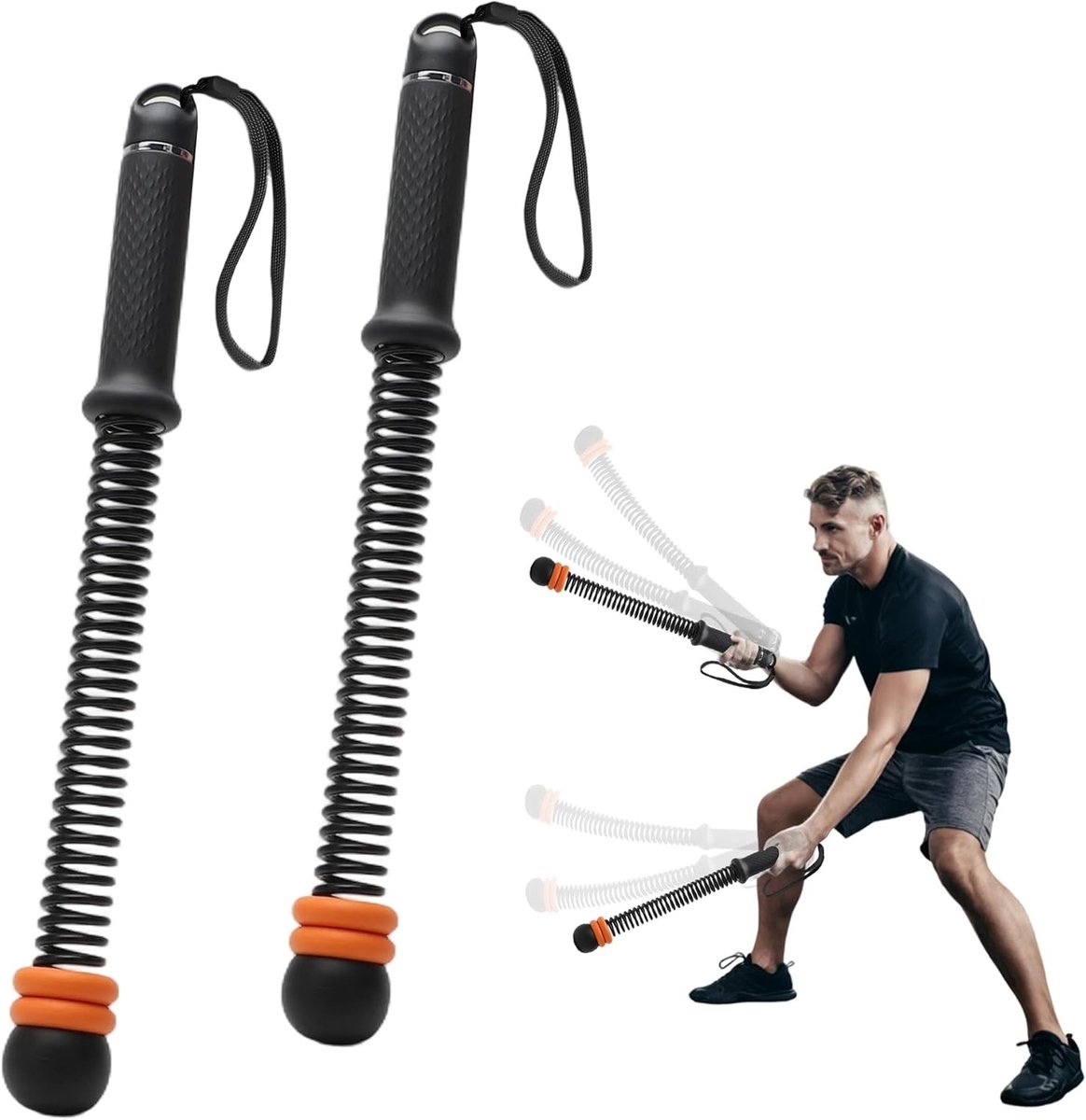 Draagbare Weights Ropes zonder Touw, Ideaal voor Thuisgym, HIIT Training en Cardio Workouts, Set van 2 Stuks