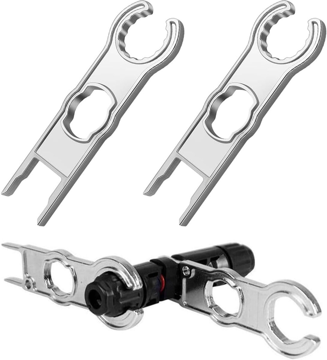 MC4 Alloy Wrench, Ideal for Mounting and Disassembling, Crimping and Connecting Solar Panels, Robust and Easy to - ShopVlot