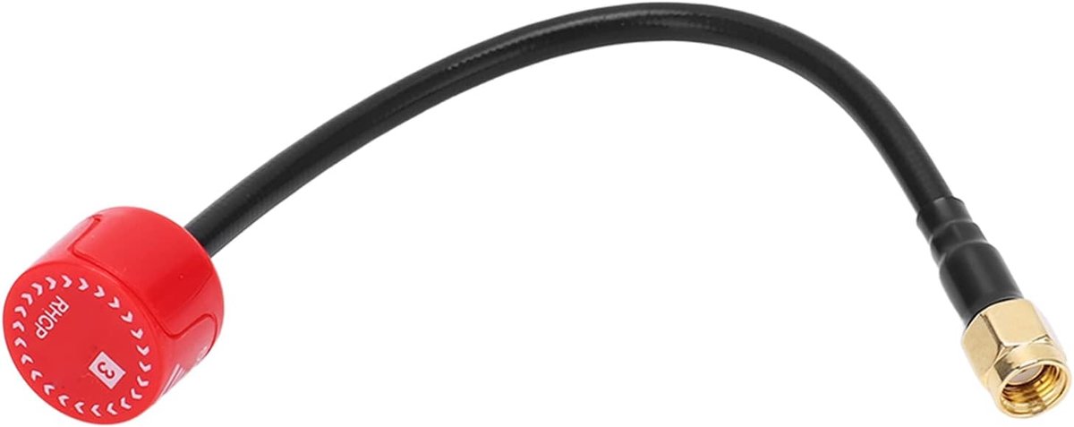 SnelShoppen - Drone Antenne 5.8GHz FPV Antenne 155mm 2.5dBi RP-SMA voor Lange Afstand HD FPV Drone en RC Machines - Rood