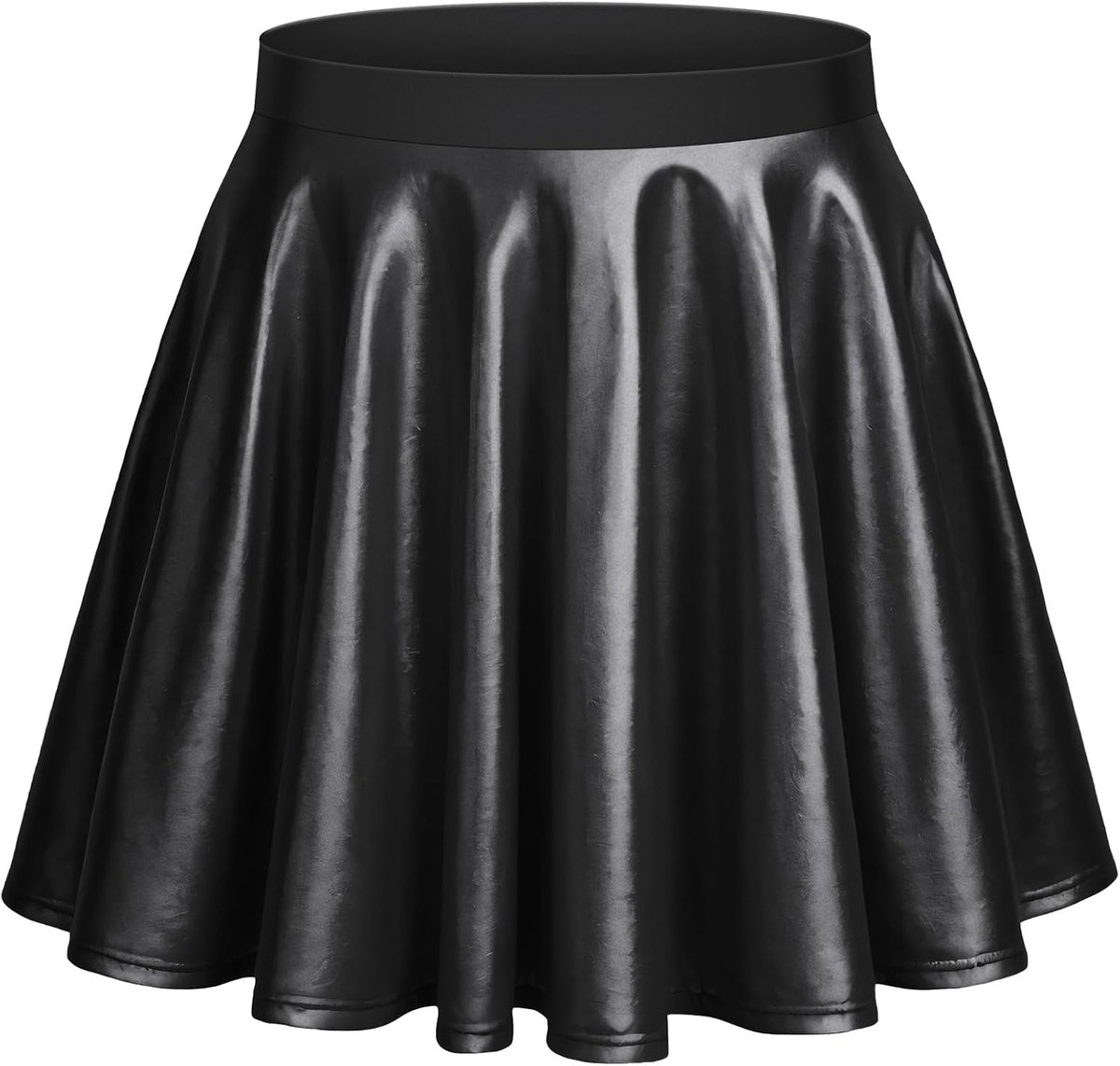 Flared Skirt dames - metallic mini skater - plooien - perfect voor feesten - ShopVlot