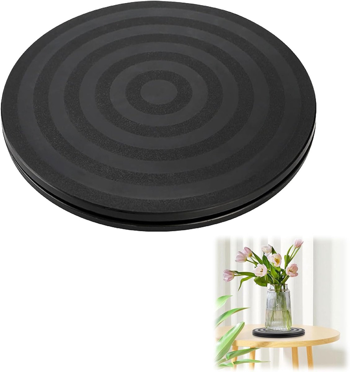 Multifunctional Turntable 20cm Swivel 360 Degree Swivel Base with Ball Bearings Swivel Base for TV Monitor Turntable - ShopVlot