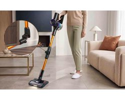 Hyundai Electronics - Draadloze Steelstofzuiger - 140W Flexi Pro - Sunrise - Met Knikstang