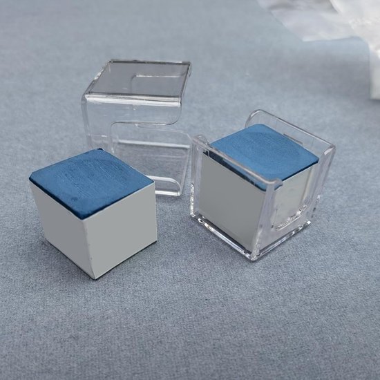 Poolkeu Krijtdoos - Krijt Opberger - Biljart Accessoire - Duurzaam Acryl - 32 mm - Helder — afbeelding 3
