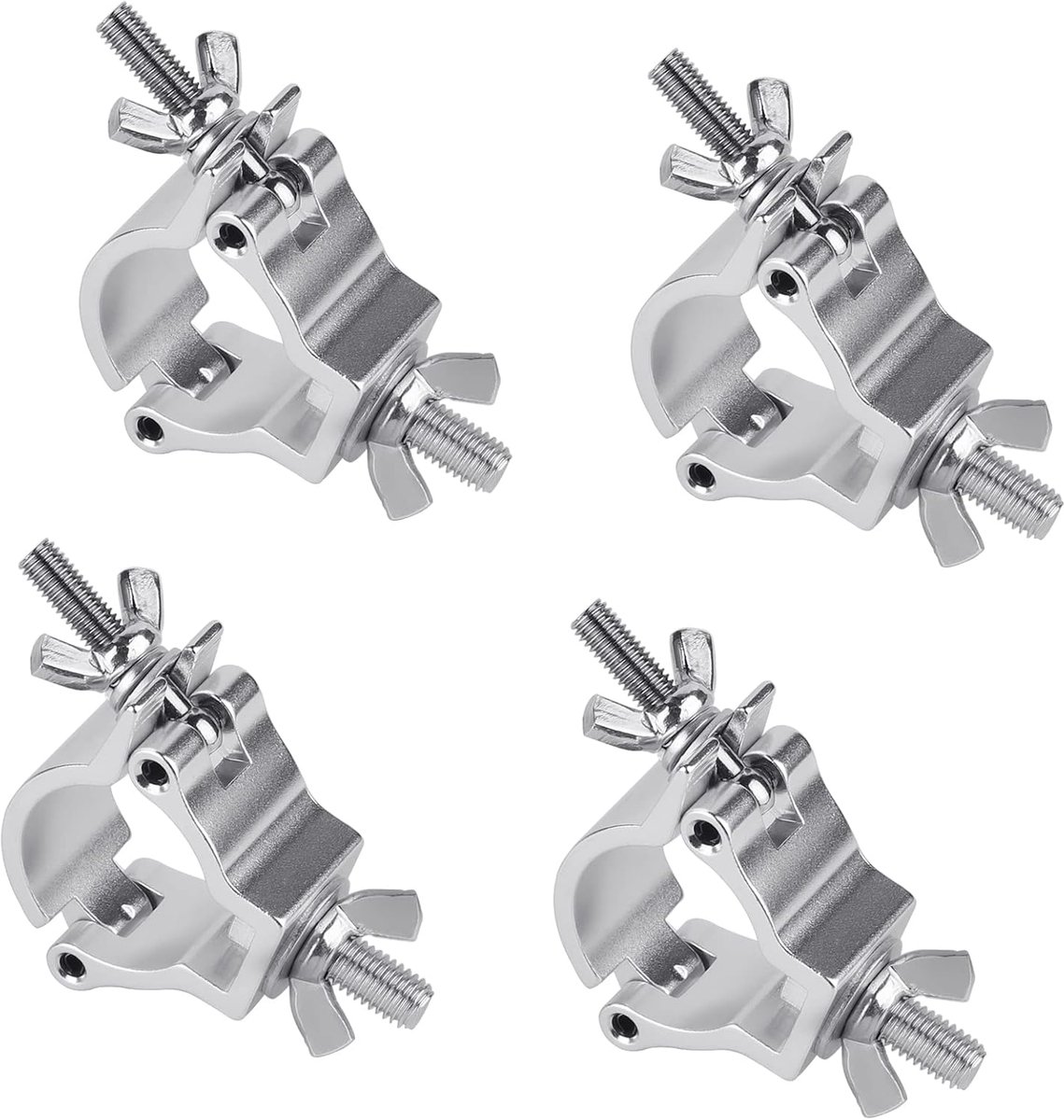 SnelShoppen - Snelontgrendelbare Stage Verlichting Klem - TÜV Getest, 4 Truss Klemmen, 40mm Verlichting Haak Klem, Accessoires voor Beweegbare Stage V