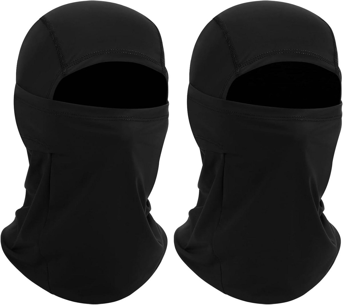 Motorfiets Gezichtsmasker - Balaclava Zomer - Outdoor Bescherming - UV Ademend - 2 Stuks - Zwart/Blauw/Groen
