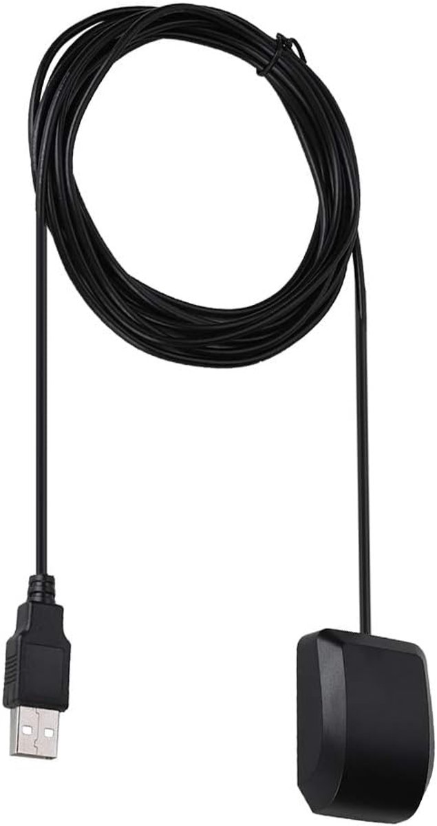 SnelShoppen - GPS Antenne USB Glonass GPS Antenne Adapter met 3m Kabel voor Auto - Versterkte Signalen en Verbeterde Positionering