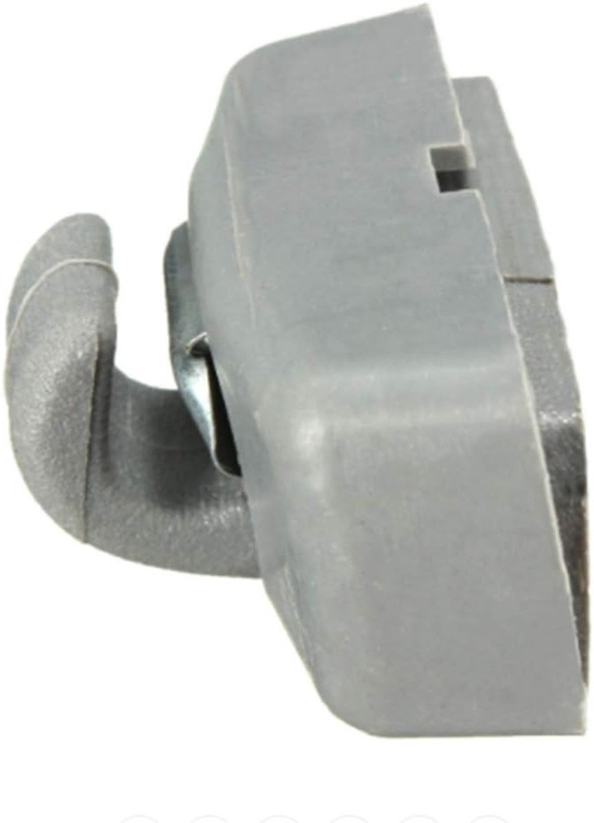 SnelShoppen - Sun Visor Houder Clip voor VW Golf Mk4 III Caddy Lupo Polo, Perlemot Grijs, 38x18x13mm, 34x14x24mm