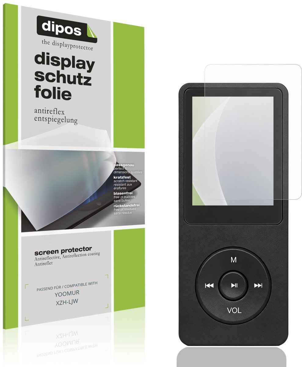 dipos – 4x Matte Beschermfolie geschikt voor YOOMUR XZH-LJW | Krasbestendige & antireflecterende Screenprotector Ultra-Thin
