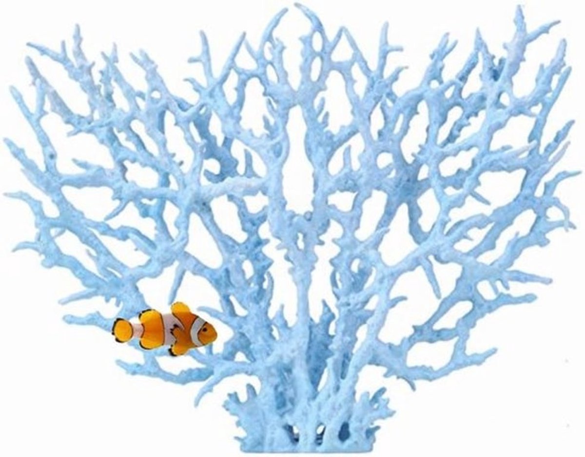 Kunststof Vissen Ornament voor Aquarium en Onderwater Tuin, Perfect voor Decoratie en Vis Tank Accessoires (Blauw)