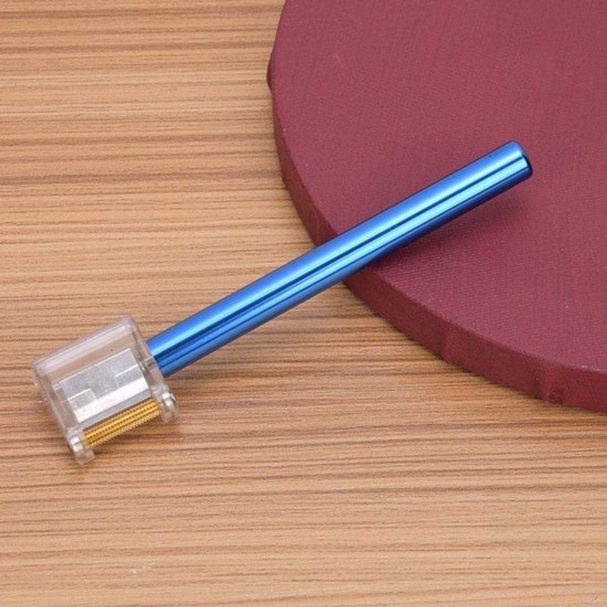 Leren Randverf Pen RVS Randverf Roller Handgereedschap Olie Pen Applicator voor Leerbewerking en Ambachtelijke Projecten